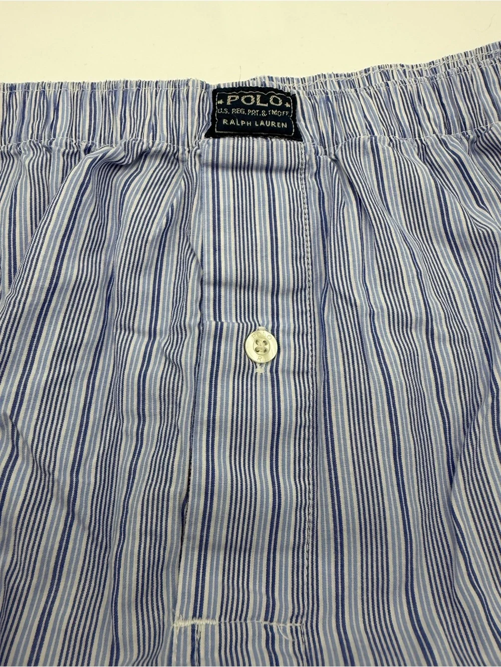Polo Ralph Lauren Sleepwear Pants Mens XL Blue White Stripe Lounge Pajama PJ